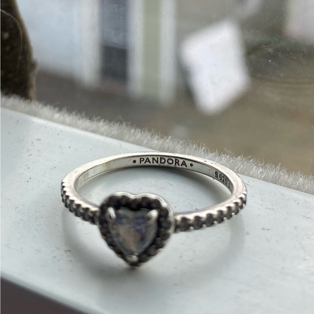 Pandora Silver Heart Ring - Picture 5 of 8